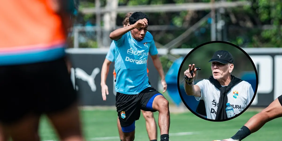 Maxloren Castro - Paulo Autuori (Foto: X de Sporting Cristal)