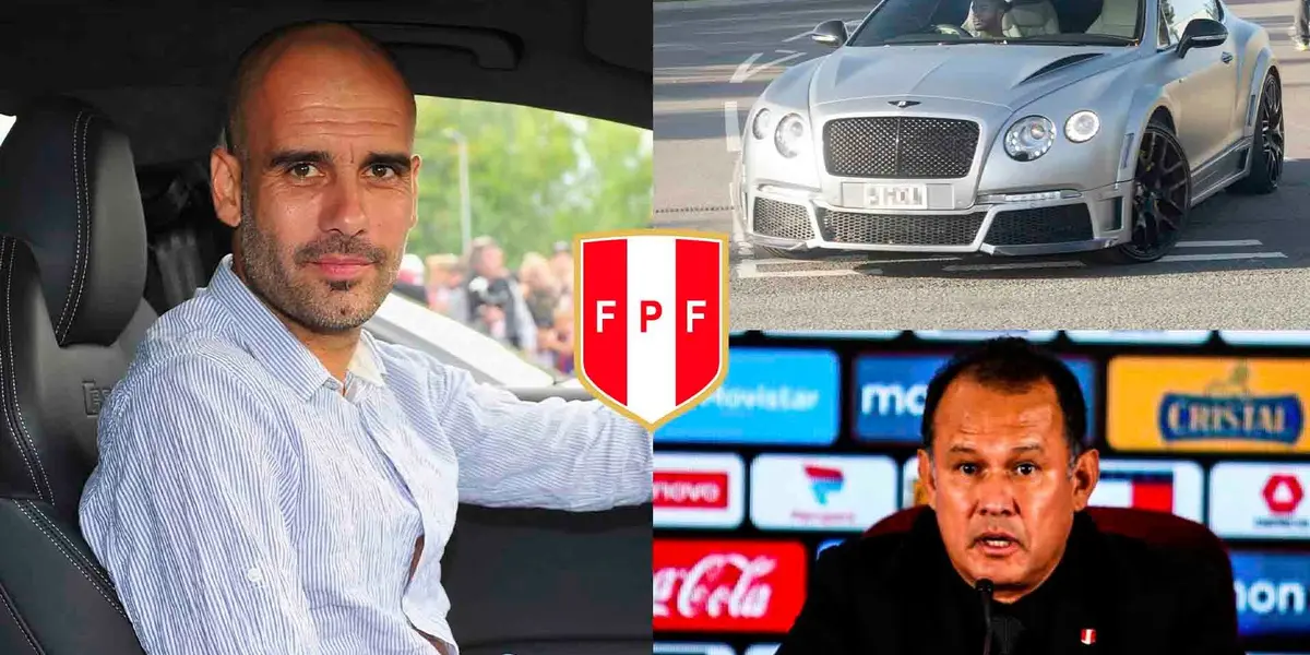 Mientras el técnico del Manchester City conduce un lujoso Bentley, el vehículo que conduce el ‘Cabezón’