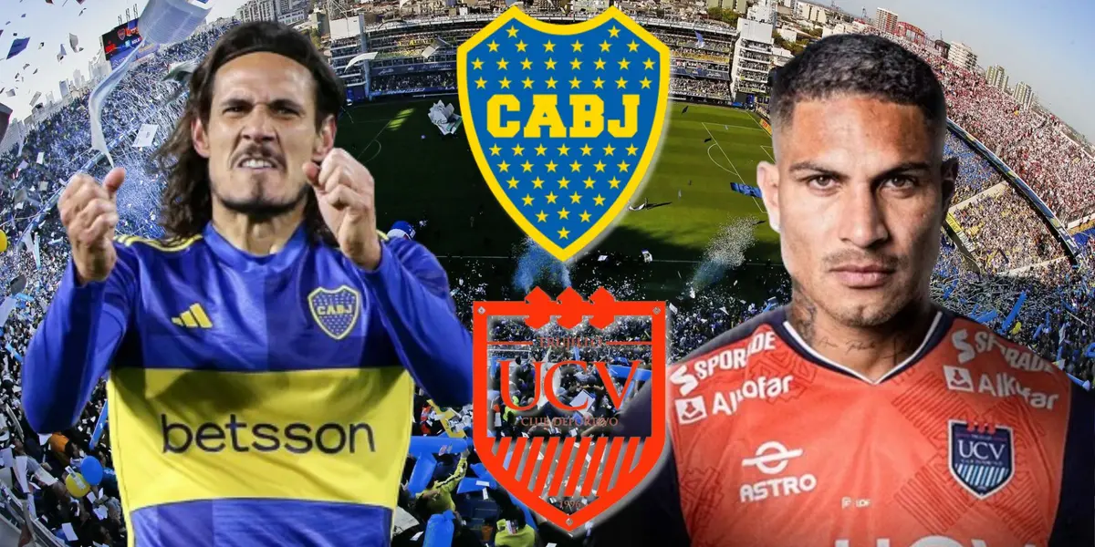 Mientras en Boca destrozan a Cavani, lo que dice el hincha de UCV sobre Guerrero