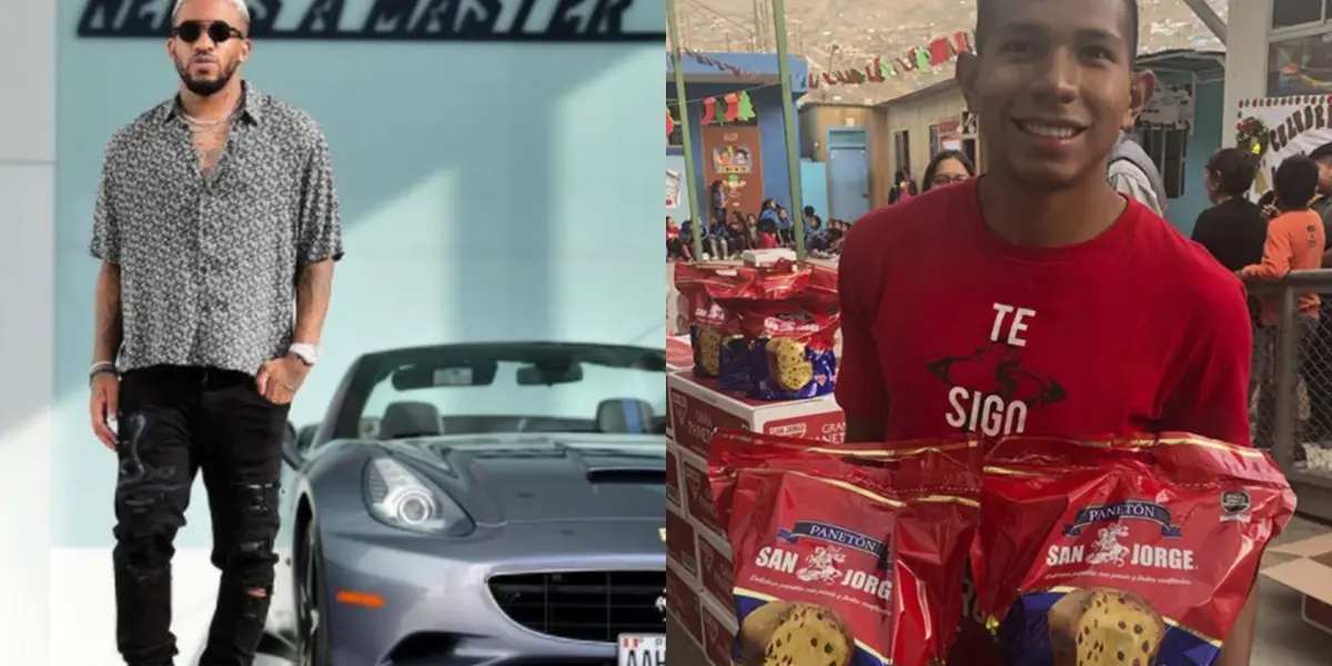 Mientras Farfán se costea vehículos de lujo, el ‘Orejas’ le da a los niños de Collique presentes navideños