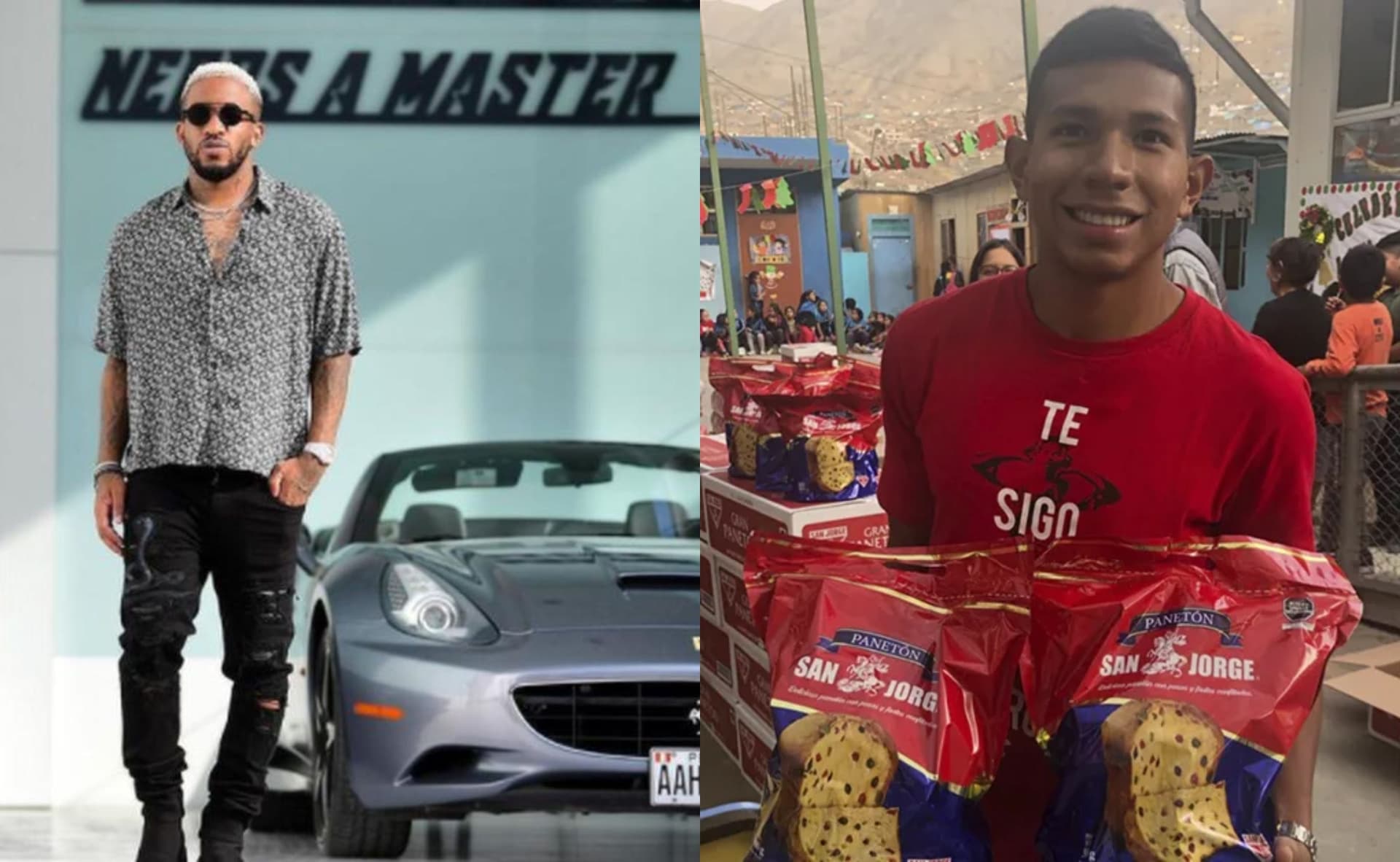 Mientras Farfán se costea vehículos de lujo, el ‘Orejas’ le da a los niños de Collique presentes navideños