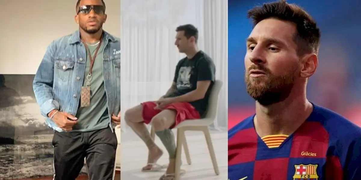 Mientras muchos futbolistas se preocupan por comprar ropa muy costosa esto vale lo que Lionel Messi uso en la entrevista más importante de su vida