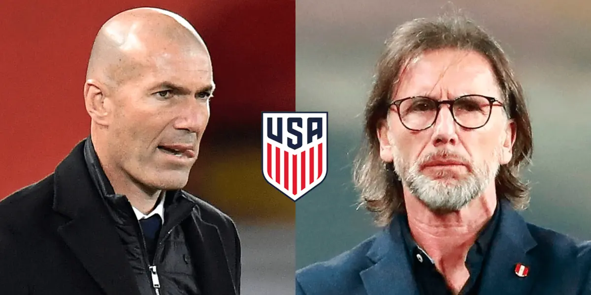 Mientras Zidane rechaza a USA, lo que pediría Gareca para firmar inmediatamente