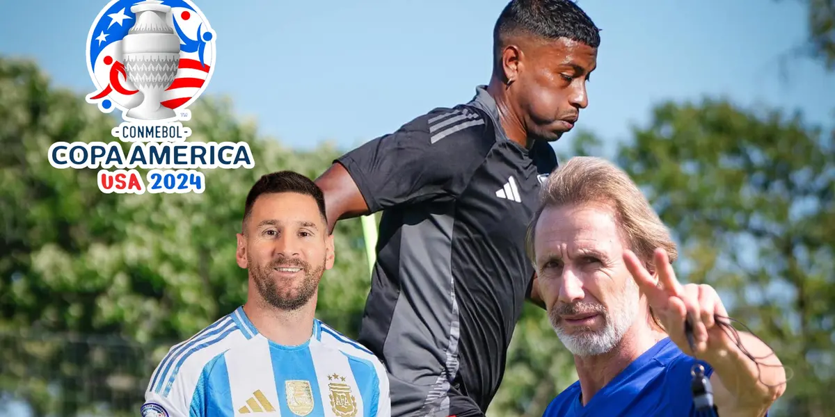 Miguel Araujo - Ricardo Gareca - Lionel Messi (Foto: Selección Peruana)