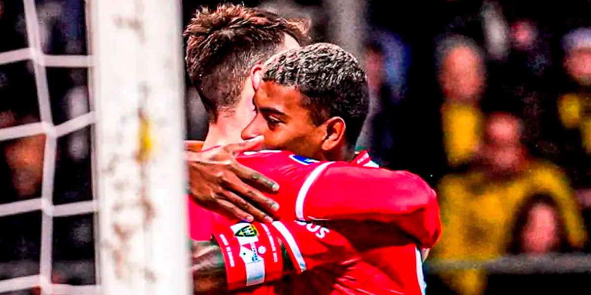 Miguel Araujo se hizo una gran jugada en el partido del FC Emmen