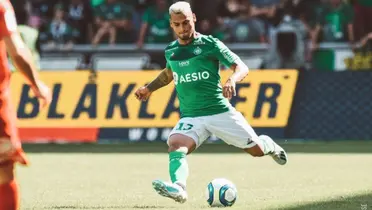 Miguel Trauco con la camiseta del Saint Etienne de Francia. (Foto: RPP)