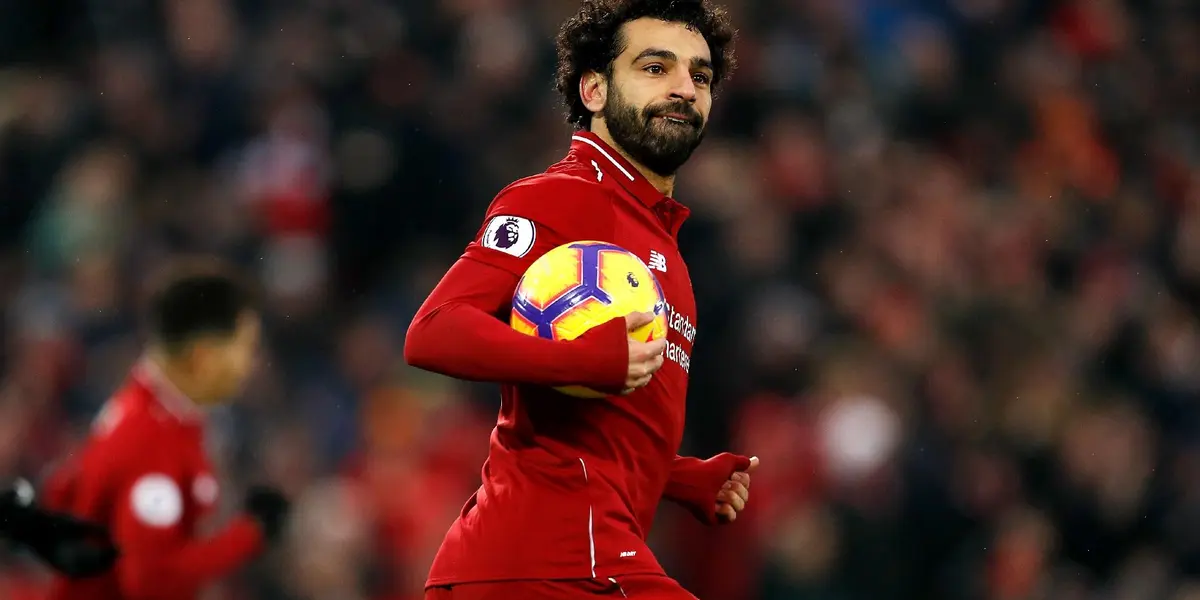 Mohamed Salah con la camiseta del Liverpool de Inglaterra. (Foto: BEin Sports)