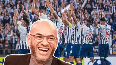 Mr Peet feliz y Alianza Lima saludando a los hinchas (Foto: Alianza Lima)