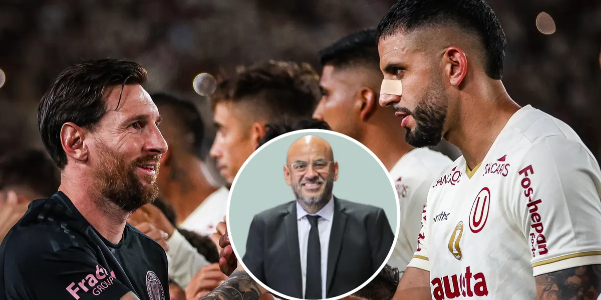 Mr Peet - Lionel Messi - Matías Di Benedetto (Foto: Universitario)