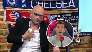 Mr Peet y 'Flaco' Granda (Foto: Captura A Presión y Palabra de Hincha).