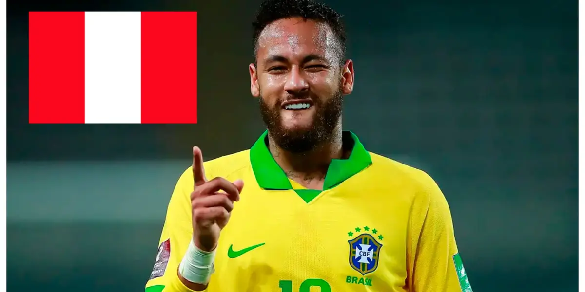 Neymar Junior solo le gustaría jugar con un futbolista peruano