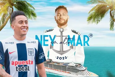 Neymar no puede dejar la fiesta ni estando lesionado