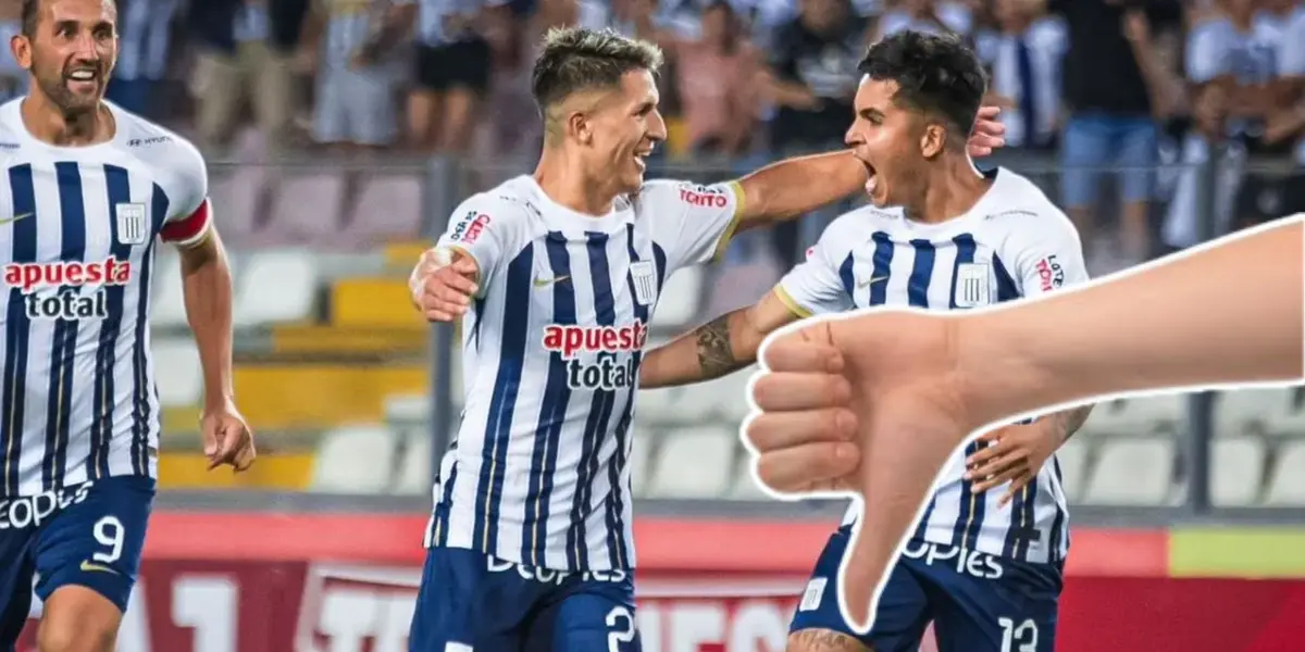 No estuvo en un gran nivel en Alianza Lima