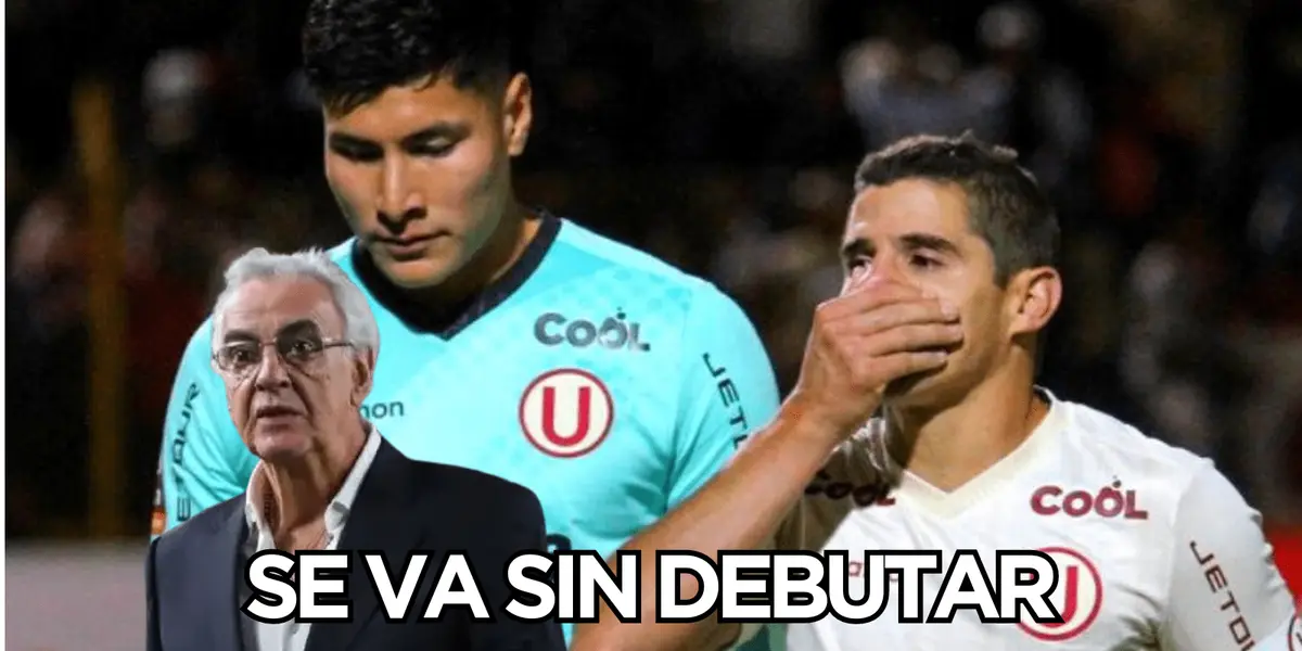 No tuvo oportunidad de jugar ni un partido con Universitario de Deportes