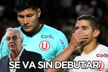 No tuvo oportunidad de jugar ni un partido con Universitario de Deportes