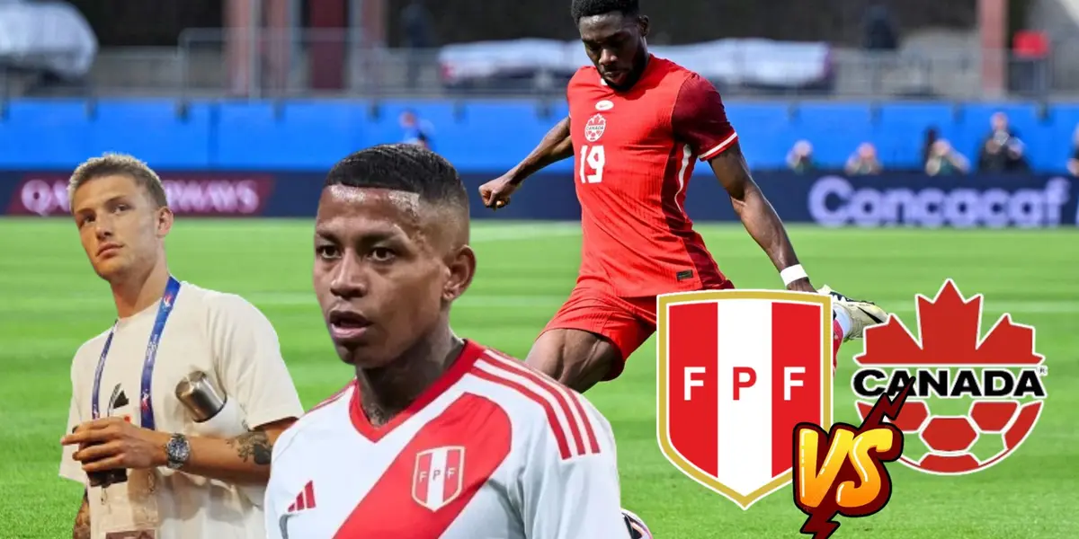 Oliver Sonne, Andy Polo y Alphonso Davies (Foto: Diario Olé)