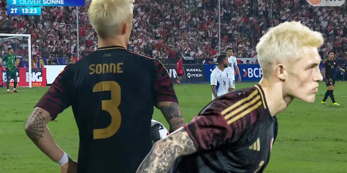 Oliver Sonne debutó con la Selección Peruana