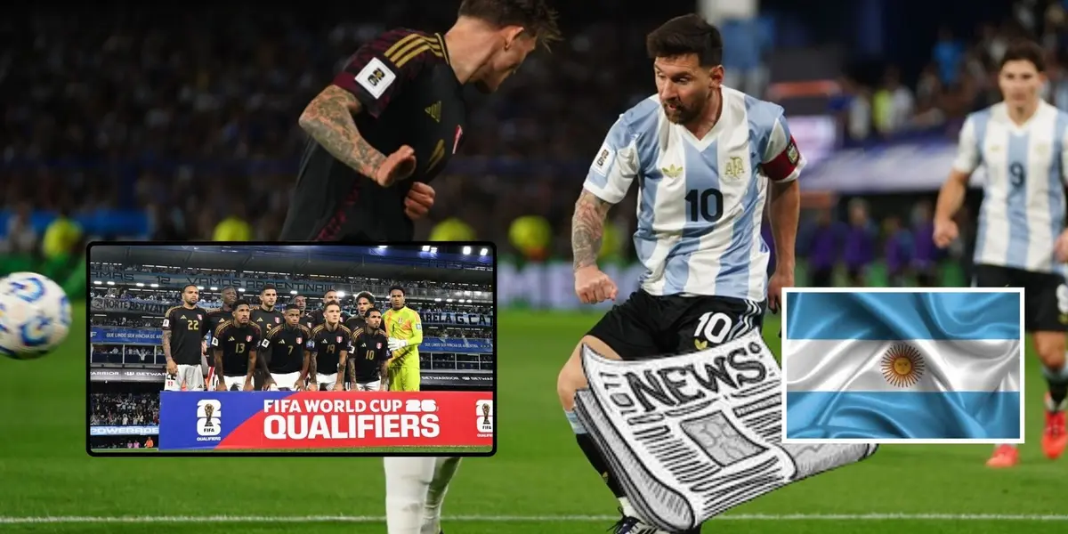 Oliver Sonne - Lionel Messi (Foto: Diario Olé)