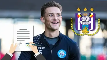 Oliver Sonne representando los colores del Silkeborg IF de Dinamarca