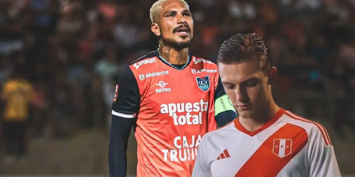 Oliver Sonne y Paolo Guerrero