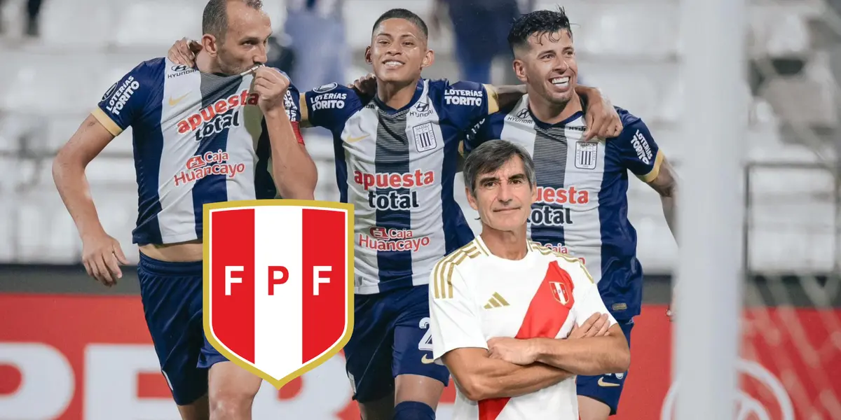 Óscar Ibáñez, Hernán Barcos, Kevin Quevedo y Pablo Ceppelini (Foto: Alianza Lima)