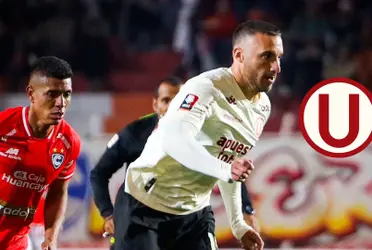 Otro partido opaco del delantero argentino en altura, lo sufrió Universitario