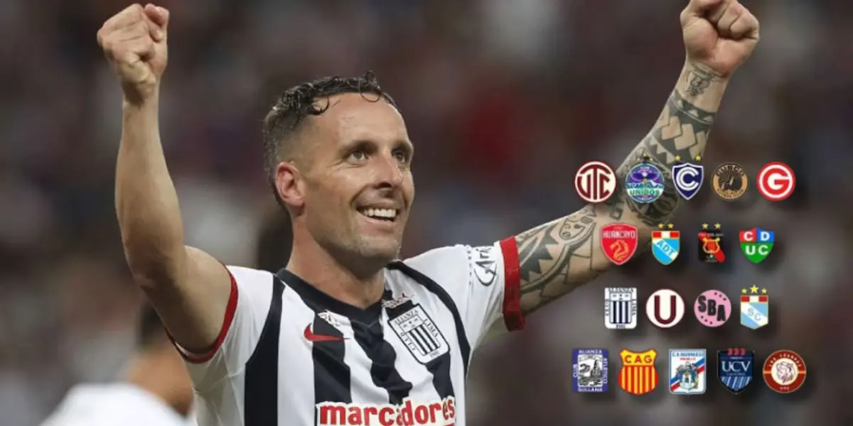 Pablo Lavandeira vistiendo la camiseta de Alianza Lima