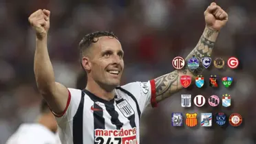 Pablo Lavandeira vistiendo la camiseta de Alianza Lima