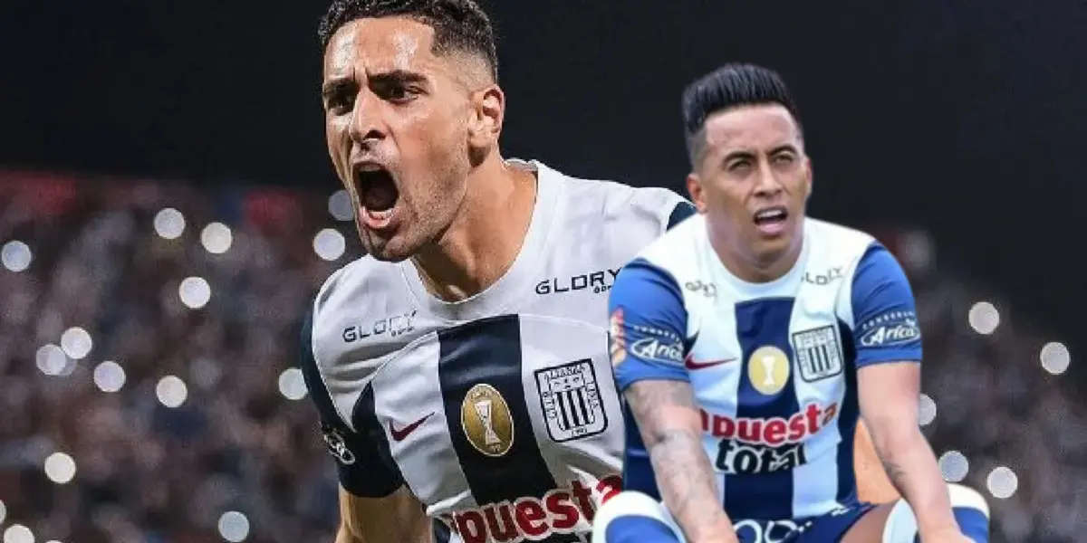 Pablo Sabbag, al lado Christian Cueva