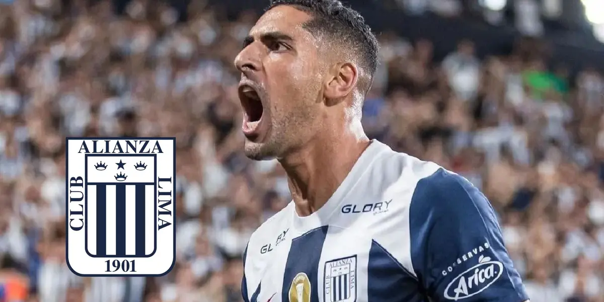 Pablo Sabbag vistiendo la camiseta de Alianza Lima