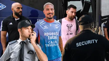 Mientras a Messi lo cuida un exmilitar, así cuidan a Guerrero en Trujillo