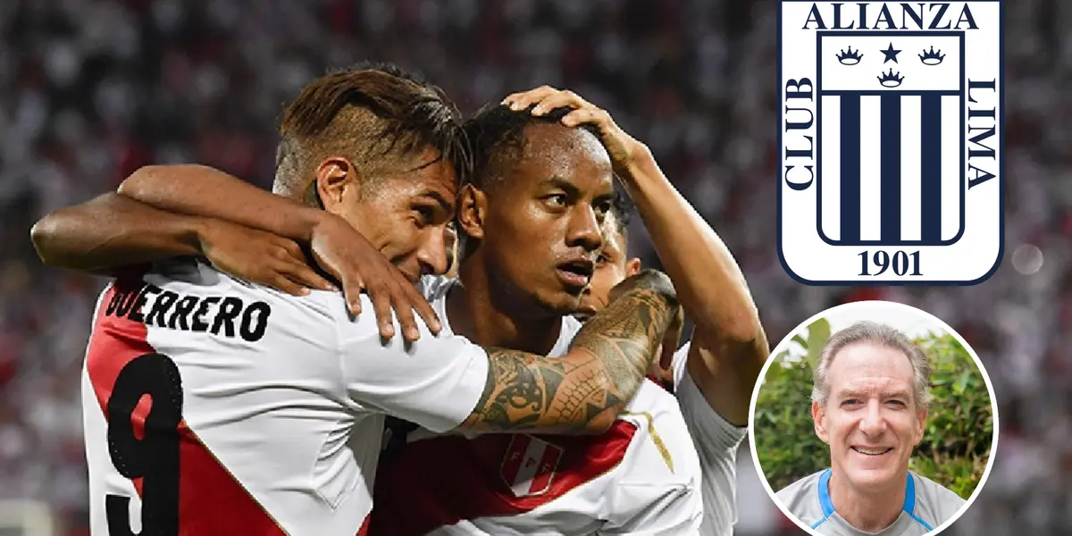 Paolo Guerrero - André Carrillo - Eddie Fleischman (Foto: RPP)
