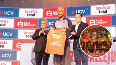 Paolo Guerrero - César Acuña - Richard Acuña (Foto: Club UCV)