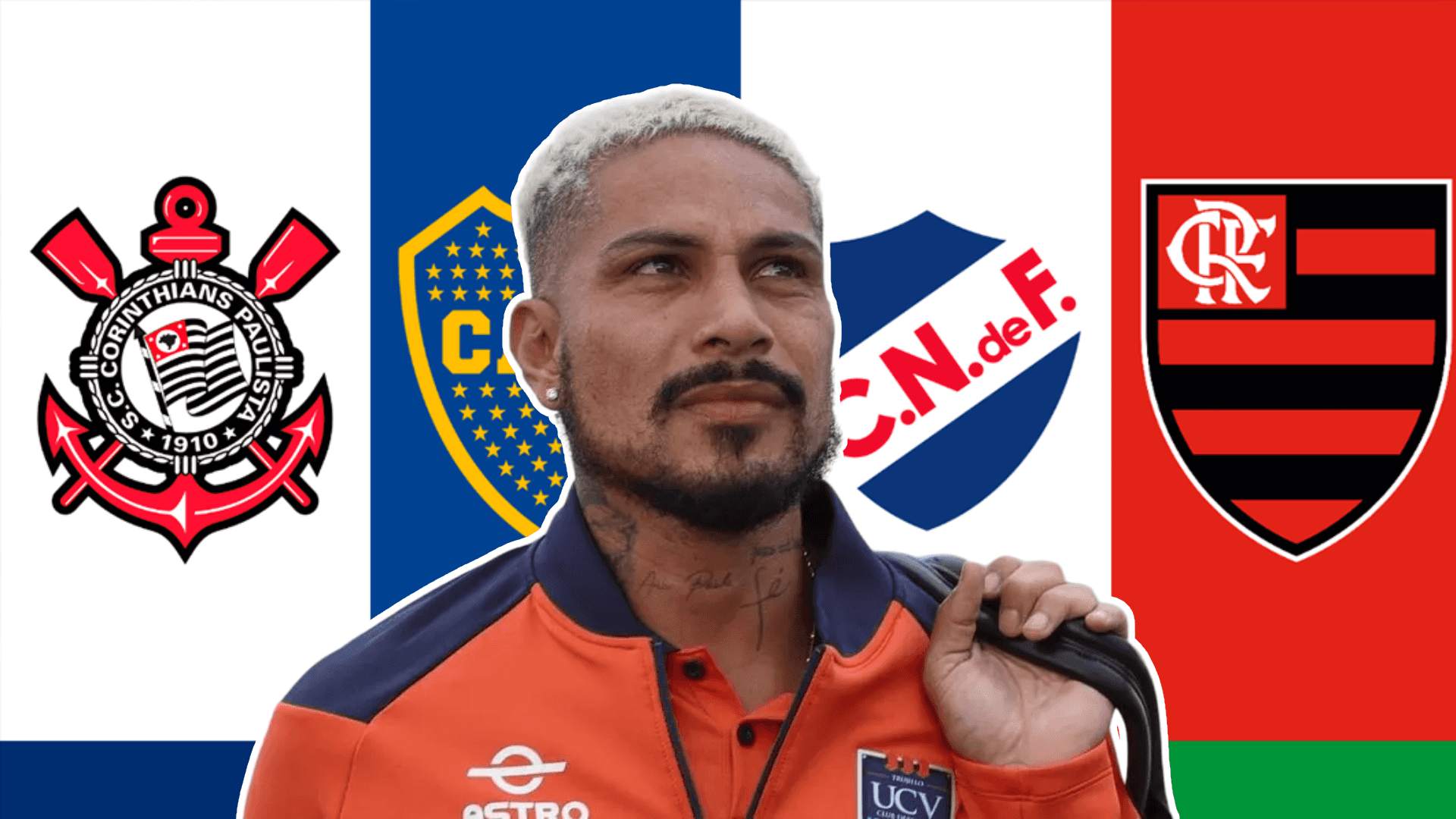 Paolo Guerrero con camiseta de César Vallejo (Foto: César Vallejo)