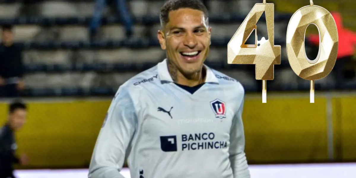 Paolo Guerrero con la camiseta de LDU.