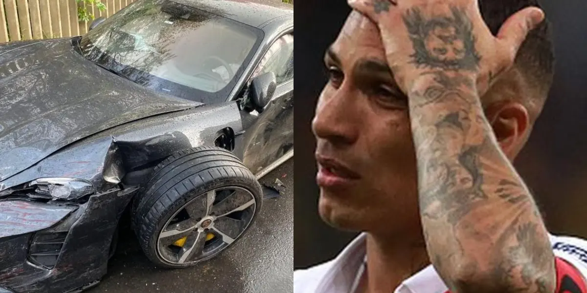 Paolo Guerrero deberá invertir aproximadamente 40 mil soles para arreglar su Porsche Panamera, tras sufrir un accidente en Brasil.