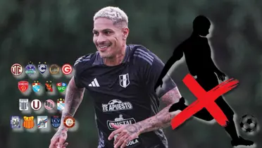 Paolo Guerrero entrenando con la Selección Peruana