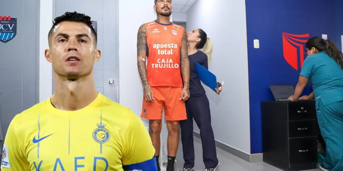 Paolo Guerrero es uno de los más altos en Perú, como Cristiano Ronaldo en Portugal