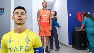 Mientras Cristiano Ronaldo mide 1,87 cm, esta es la talla de Paolo Guerrero