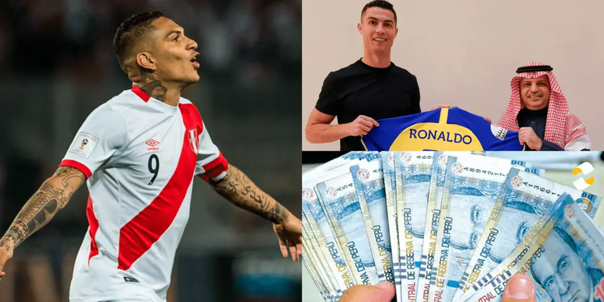 Paolo Guerrero está buscando un contrato millonario como Cristiano Ronaldo
