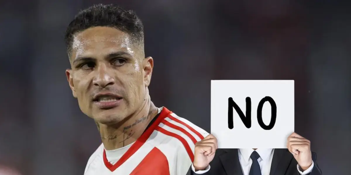 Paolo Guerrero habría recibido un No afuera