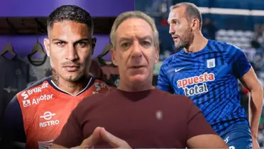 Paolo Guerrero - Hernán Barcos - Eddie Fleischman (Foto: Infobae)