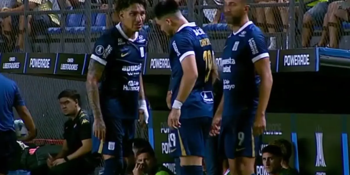 Paolo Guerrero - Hernán Barcos (Foto: Captura)