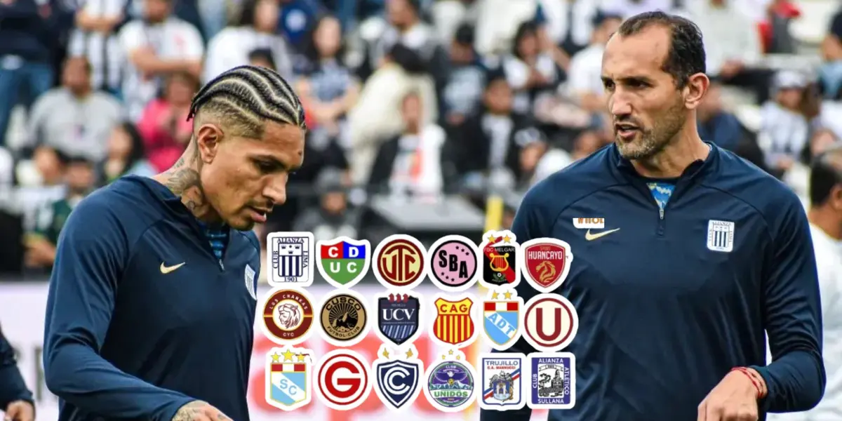 Paolo Guerrero - Hernán Barcos (Foto: Club Alianza Lima)