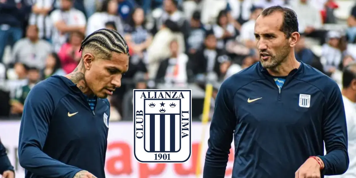 Paolo Guerrero - Hernán Barcos (Foto: Club Alianza Lima)