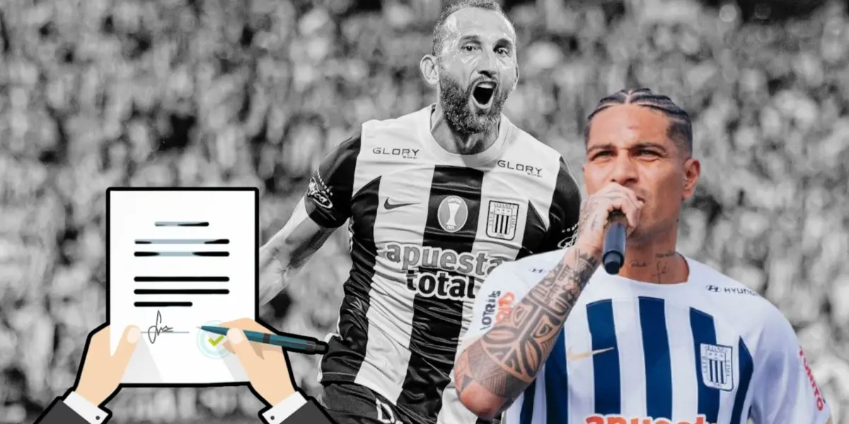 Paolo Guerrero - Hernán Barcos (Foto: Club Alianza Lima)