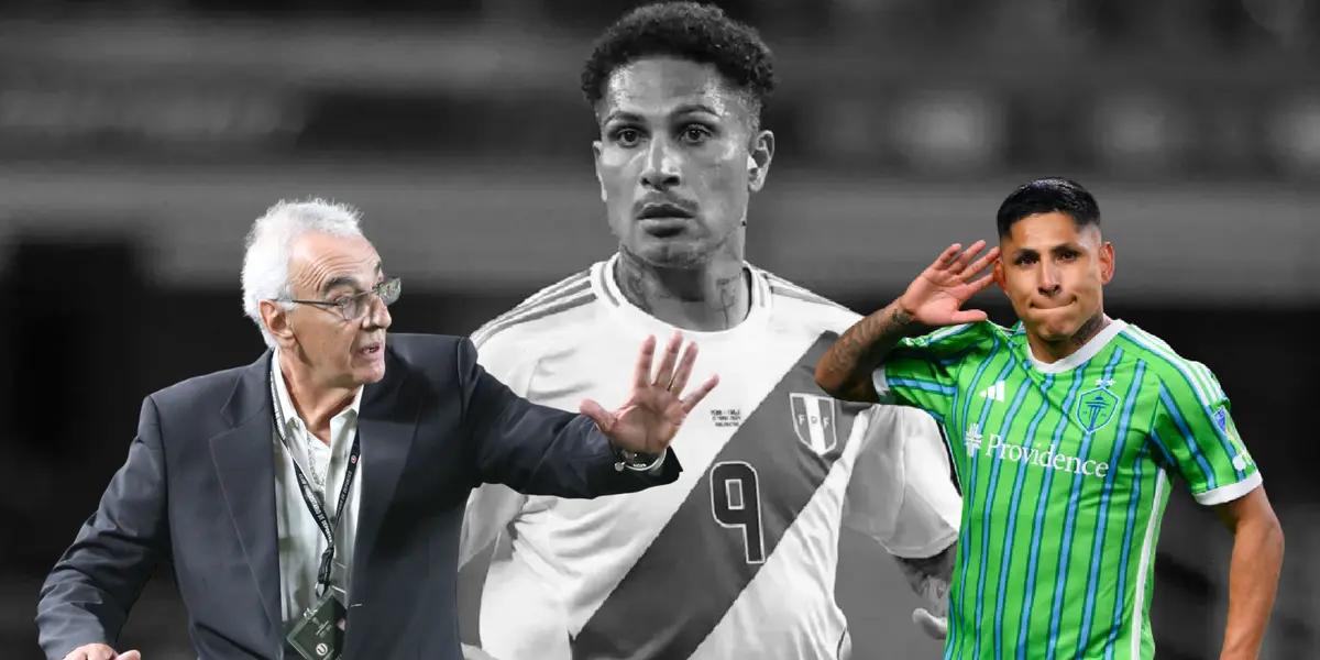 Paolo Guerrero - Jorge Fossati - Raúl Ruidíaz (Foto: AFP)