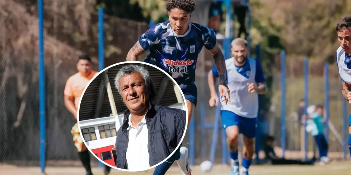 Paolo Guerrero - Néstor Gorosito (Foto: Alianza Lima)