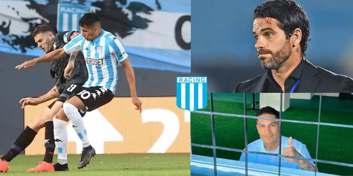 Paolo Guerrero no pudo estar en el debut de Racing en la Superliga de Argentina