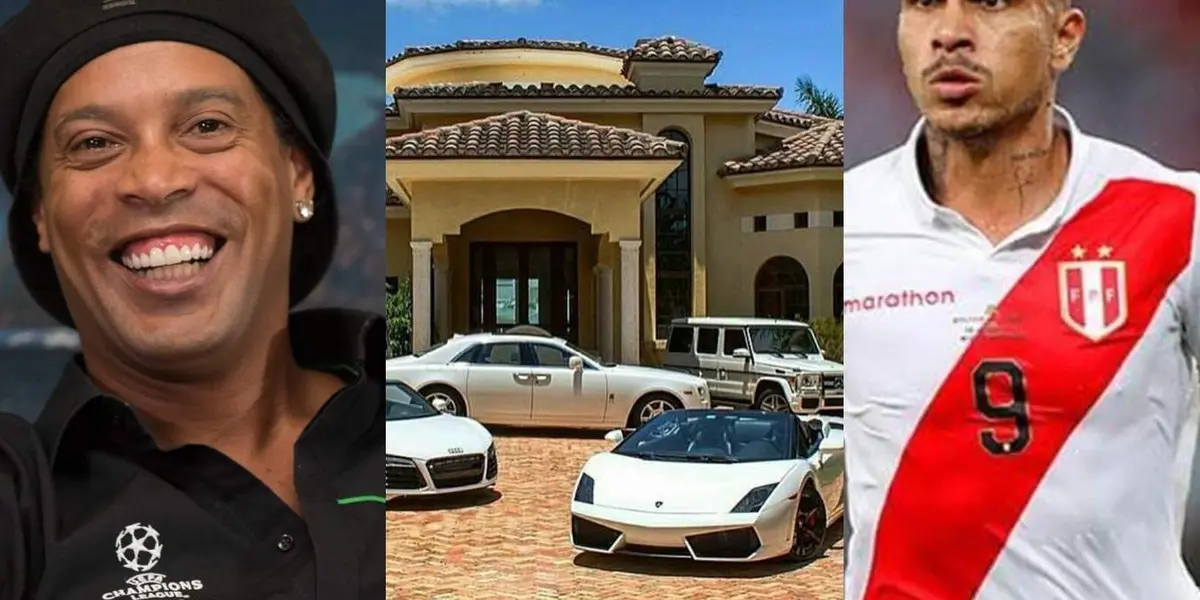 Paolo Guerrero puede migrar al fútbol mexicano, donde tendría lujos como los que tuvo Ronaldinho.